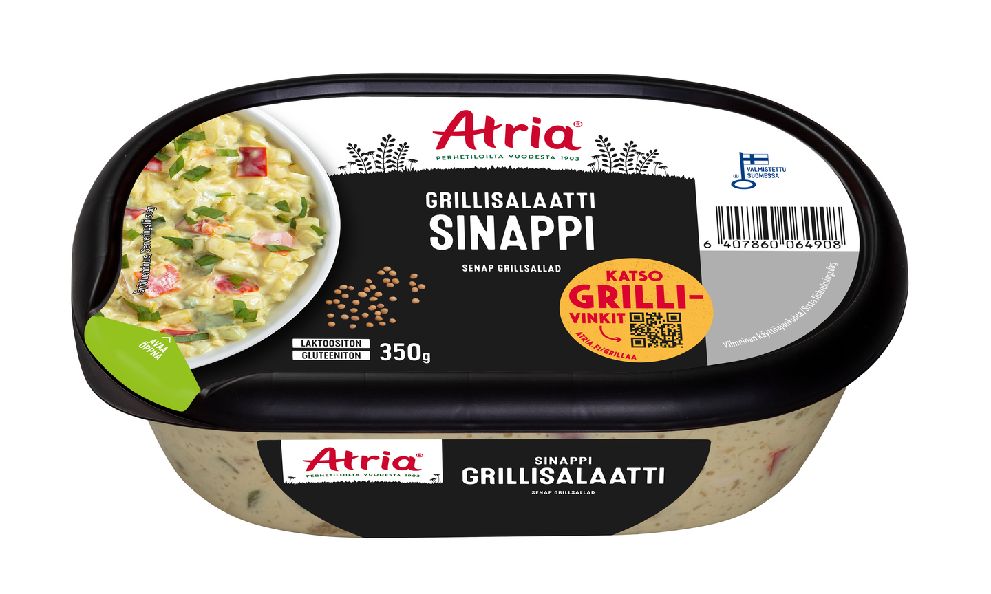 Atria grillisalaatti sinappi 350g