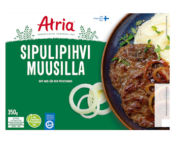 Atria sipulipihvi muusilla 350g