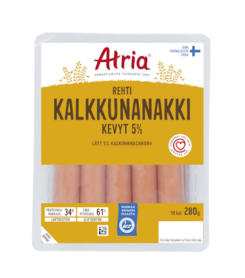 Atria Rehti kalkkunanakki kevyt 5% 280g