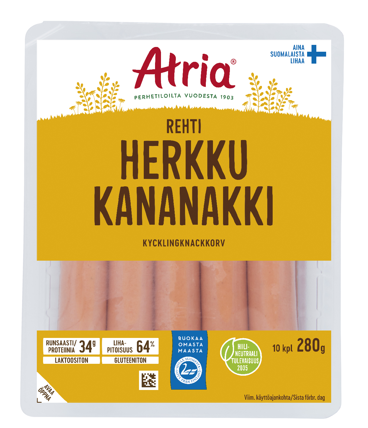 Atria rehti herkku broilernakki 280g