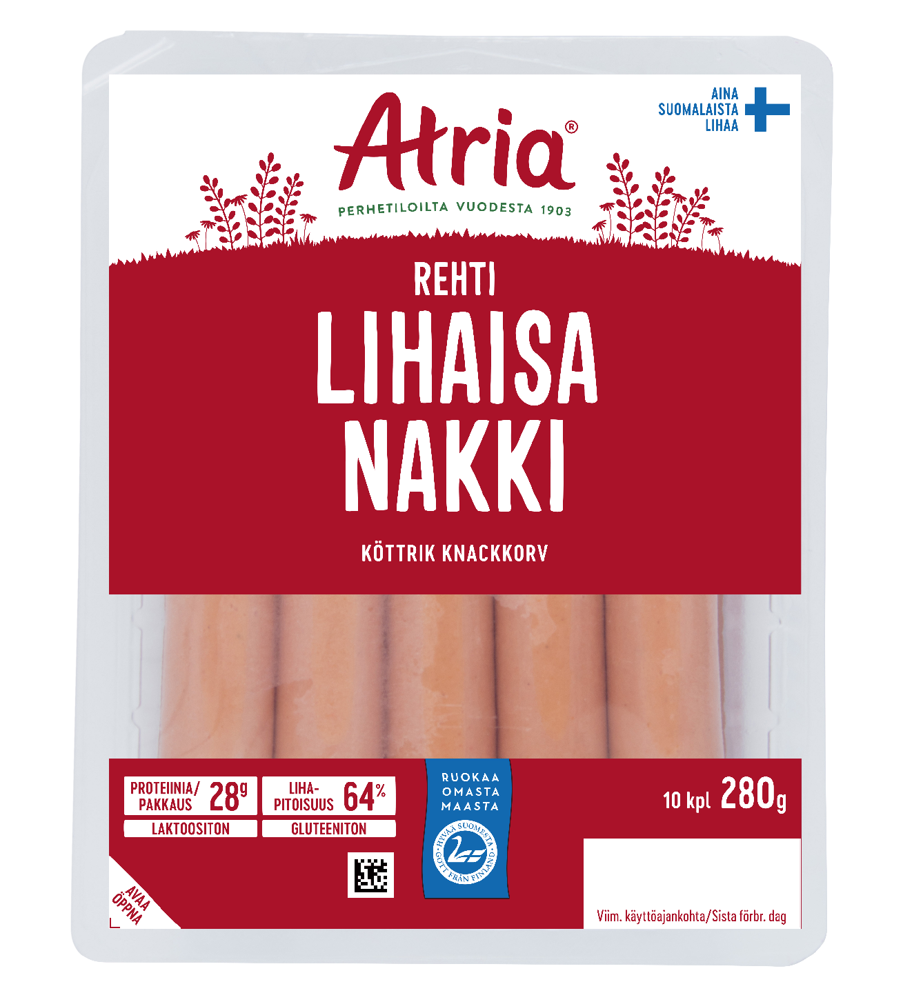 Atria rehti lihaisa nakki 280g