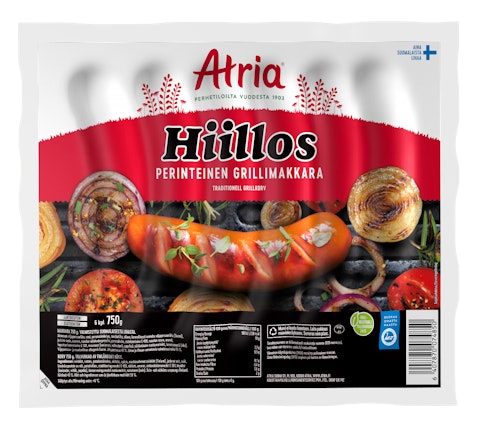 Atria Hiillos 750g grillimakkara