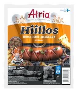 Atria Hiillos Juustogrillimakkara 400g