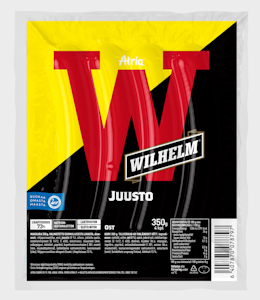 Atria Wilhelm Juustogrillimakkara 350g