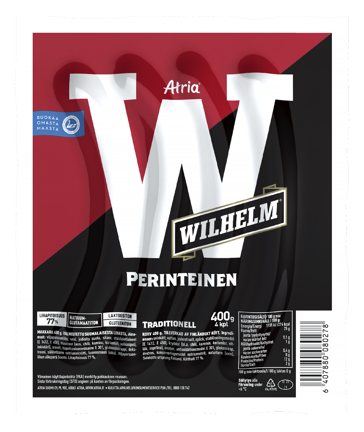 Atria Wilhelm Perinteinen 400g