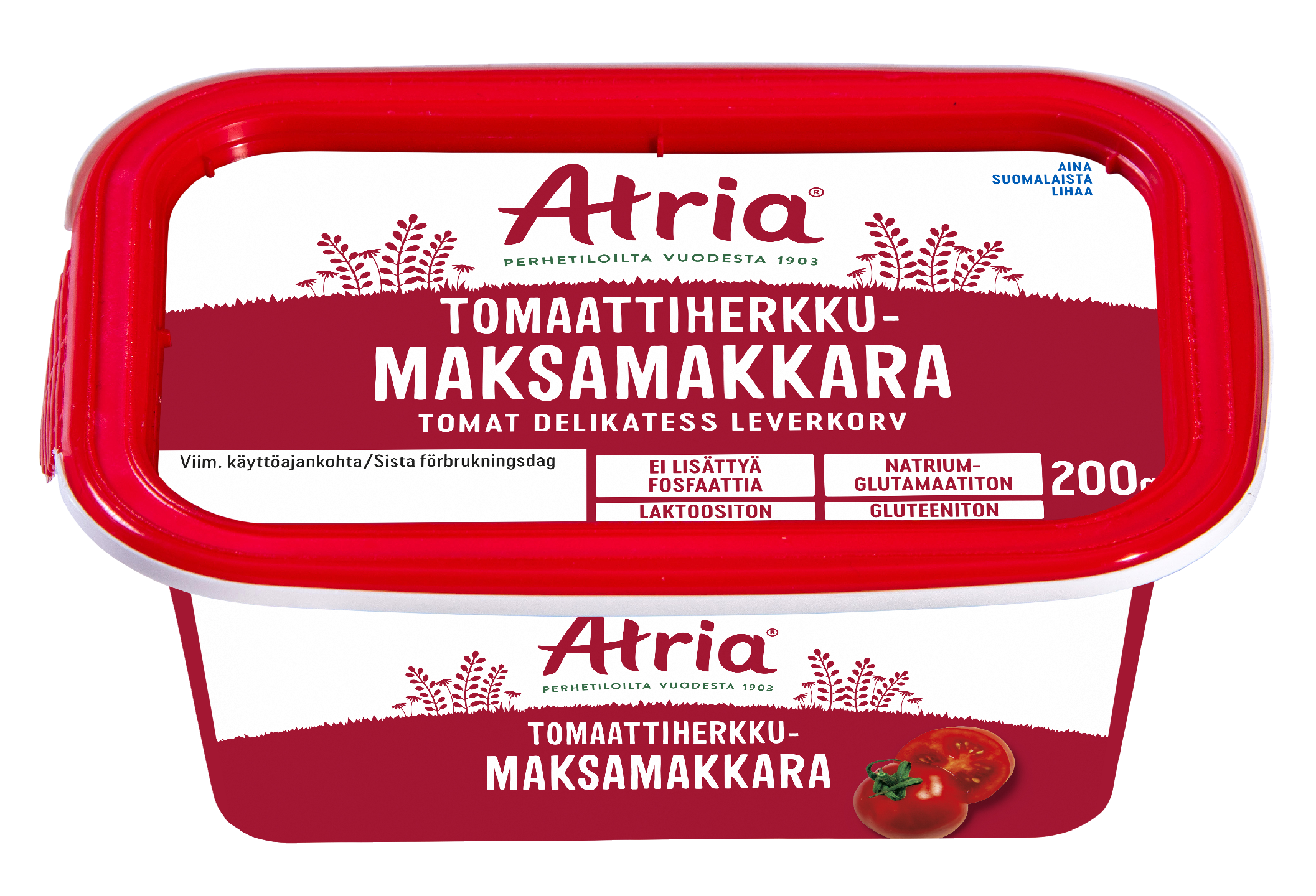 Atria 200g Levitettävä Tomaattiherkku Maksamakkara