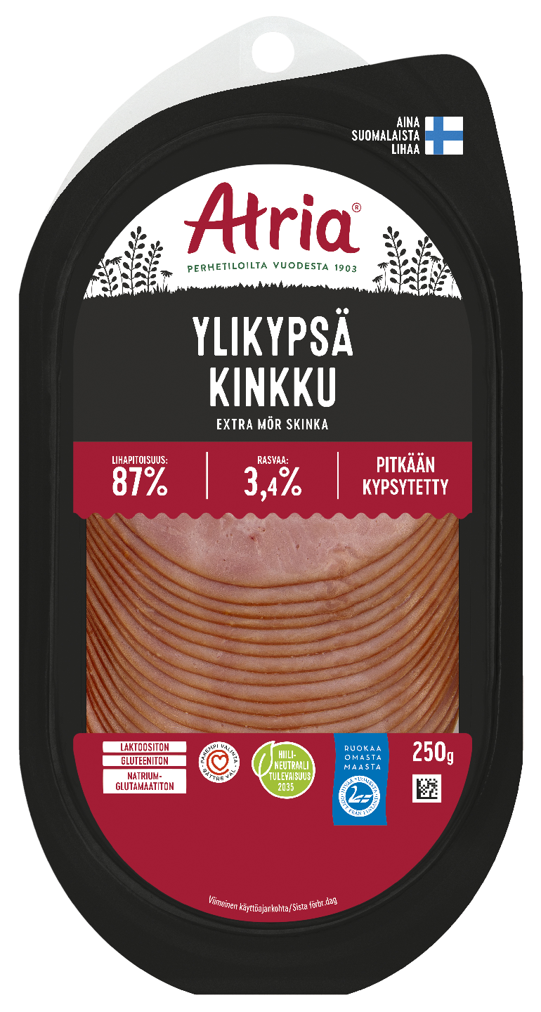 Atria ylikypsä kinkku 250g