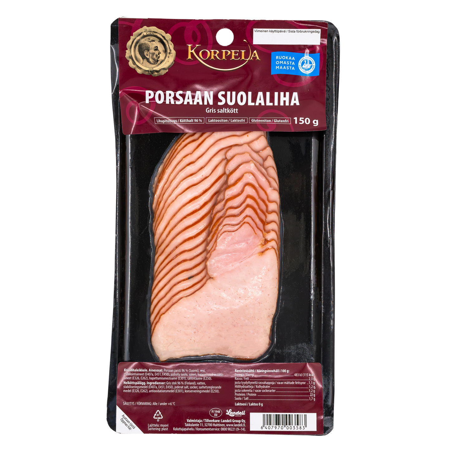 Korpela Porsaan suolaliha 150g
