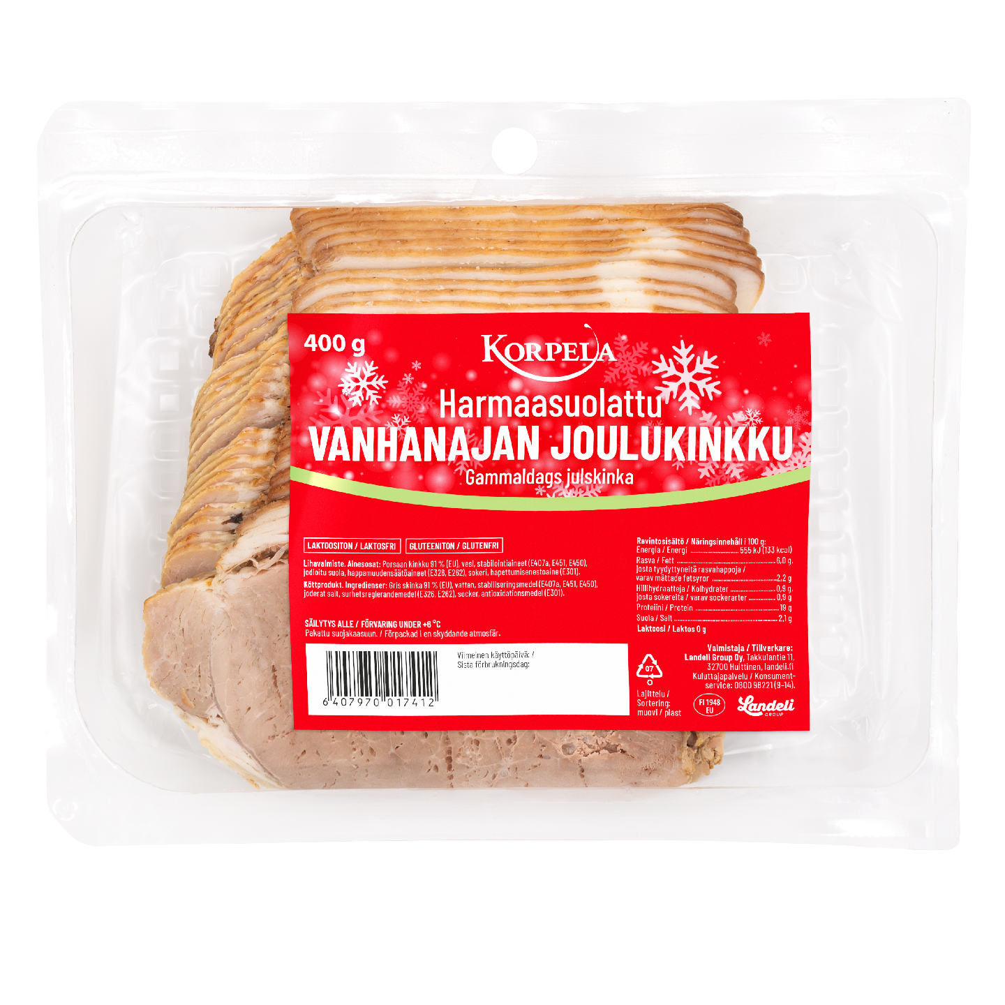 Korpela vanhanajan joulukinkku 400g