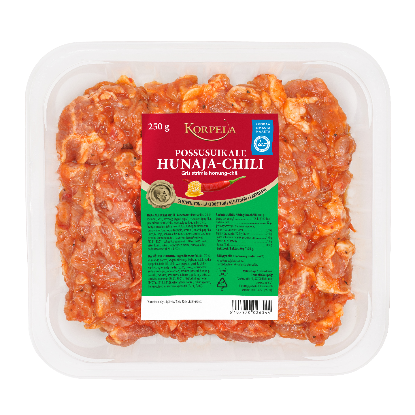 Korpela Possusuikale hunaja-chili 250 g