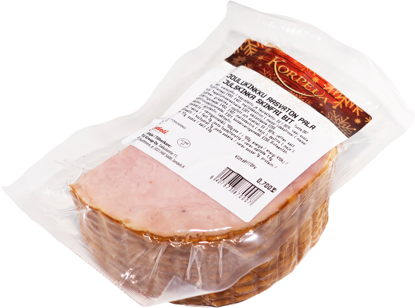 Korpela joulukinkku pala 700g rasvaton