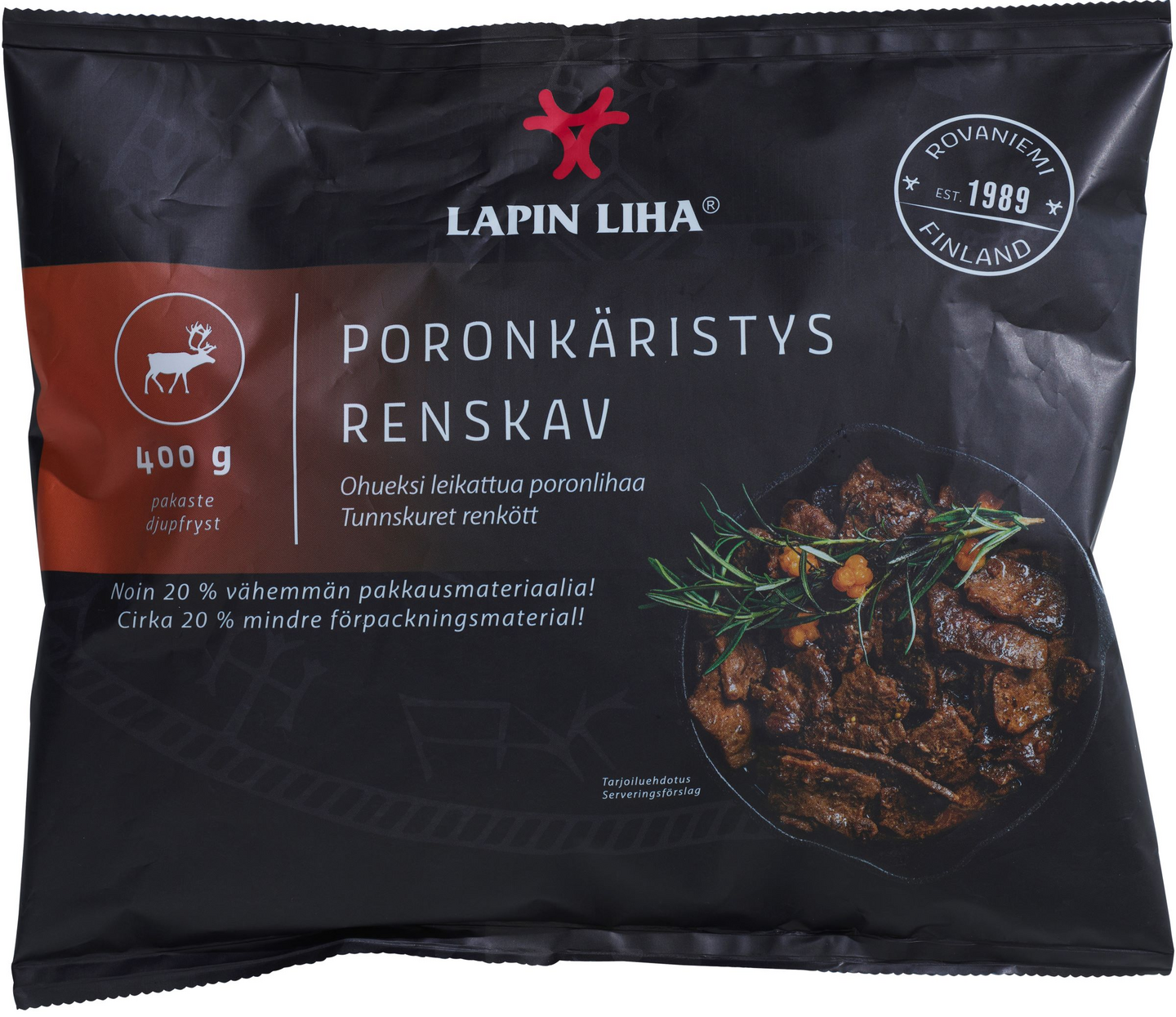 Lapin Liha poronkäristys 400g | K-Ruoka Verkkokauppa