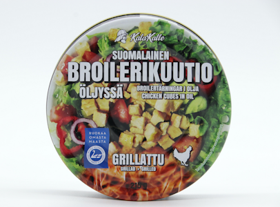 Kala-Kallen Grillattu broilerikuutio öljyssä 215g