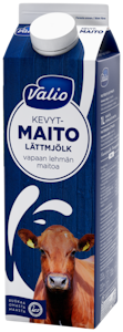 Valio vapaan lehmän kevytmaito 1l