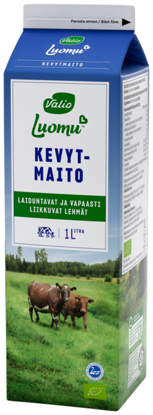 Valio Luomu kevytmaito 1l