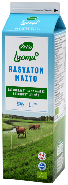 Valio Luomu™ rasvaton maito 1l