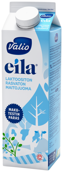 Valio Eila rasvaton maitojuoma 1l laktoositon