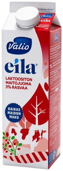 Valio Eila laktoositon maitojuoma 3 % 1l