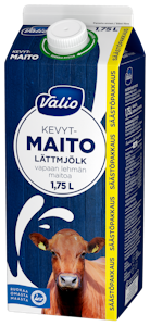 Valio vapaan lehmän kevytmaito 1,75l