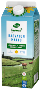 Valio Luomu rasvaton maito 1,75l