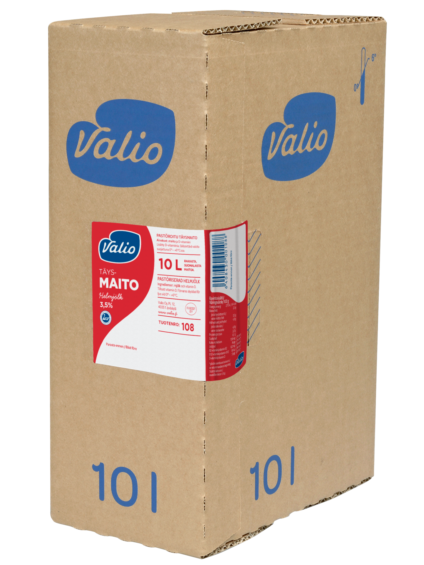 Valio täysmaito 10l novobox