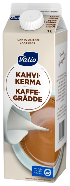 Valio kahvikerma 1 l laktoositon