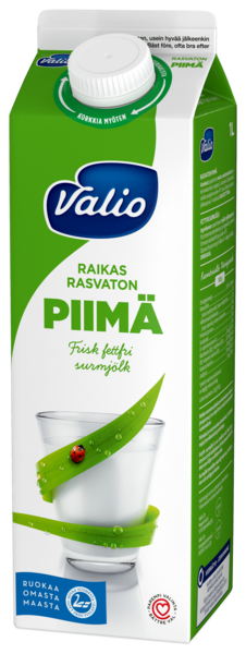 Valio rasvaton piimä 1l