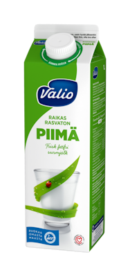 Valio rasvaton piimä 1l