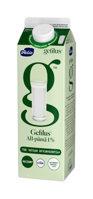 Valio Gefilus AB-piimä 1% rasvaa 1l laktoositon