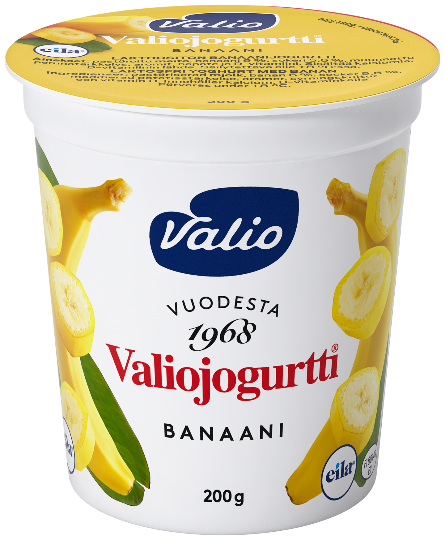 Valiojogurtti 200g banaani laktoositon