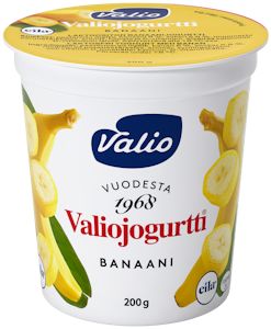 Valiojogurtti 200g banaani laktoositon