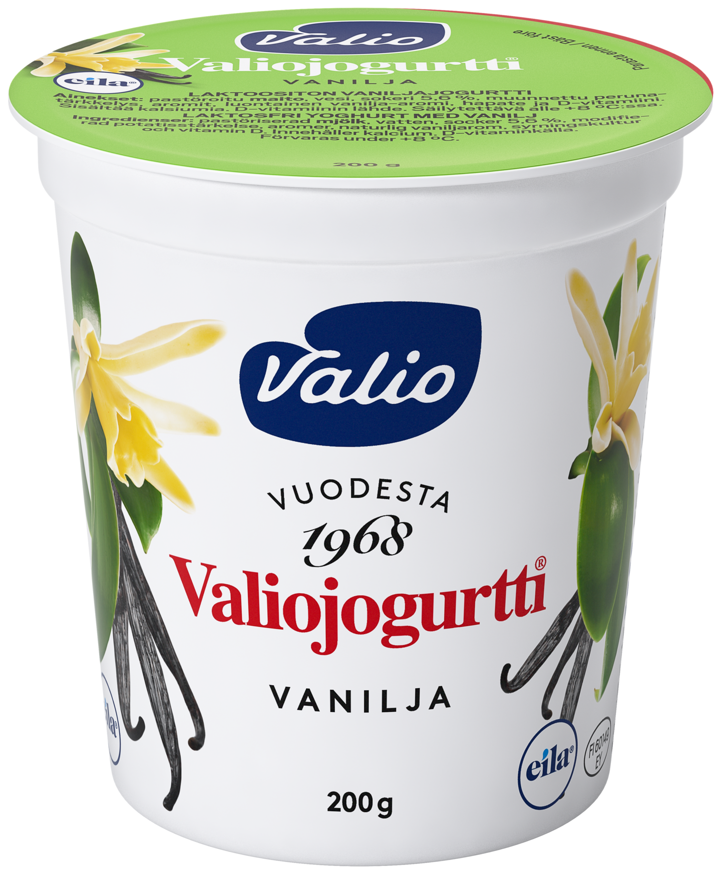 Valiojogurtti 200g vanilja laktoositon