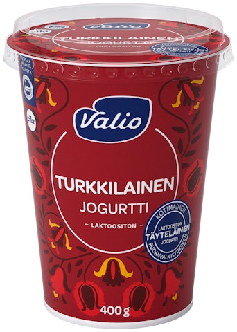 Valio turkkilainen jogurtti 400 g laktoositon