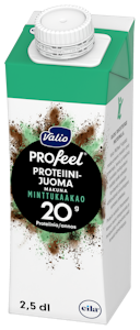 Valio PROfeel proteiinijuoma minttukaakao laktoositon 2,5dl UHT