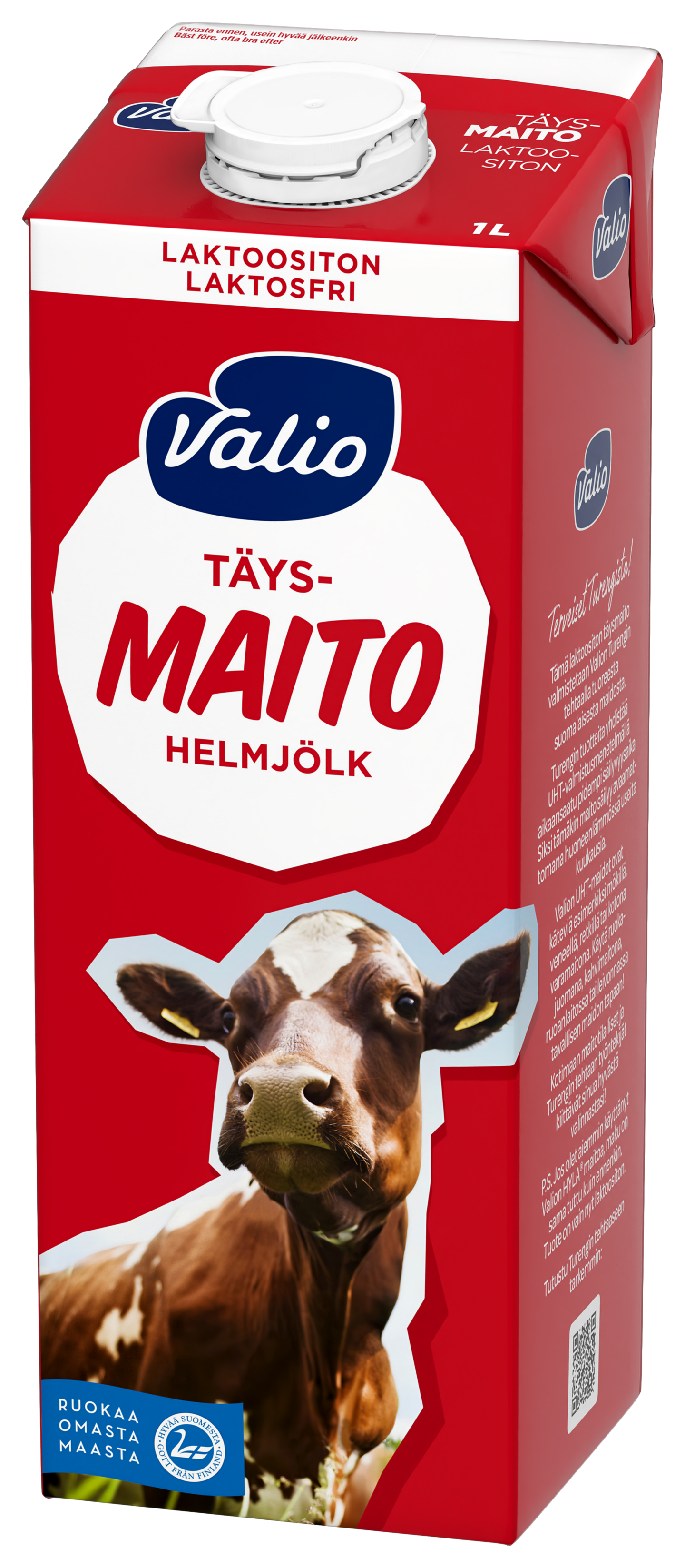 Valio täysmaito 1l laktoositon UHT