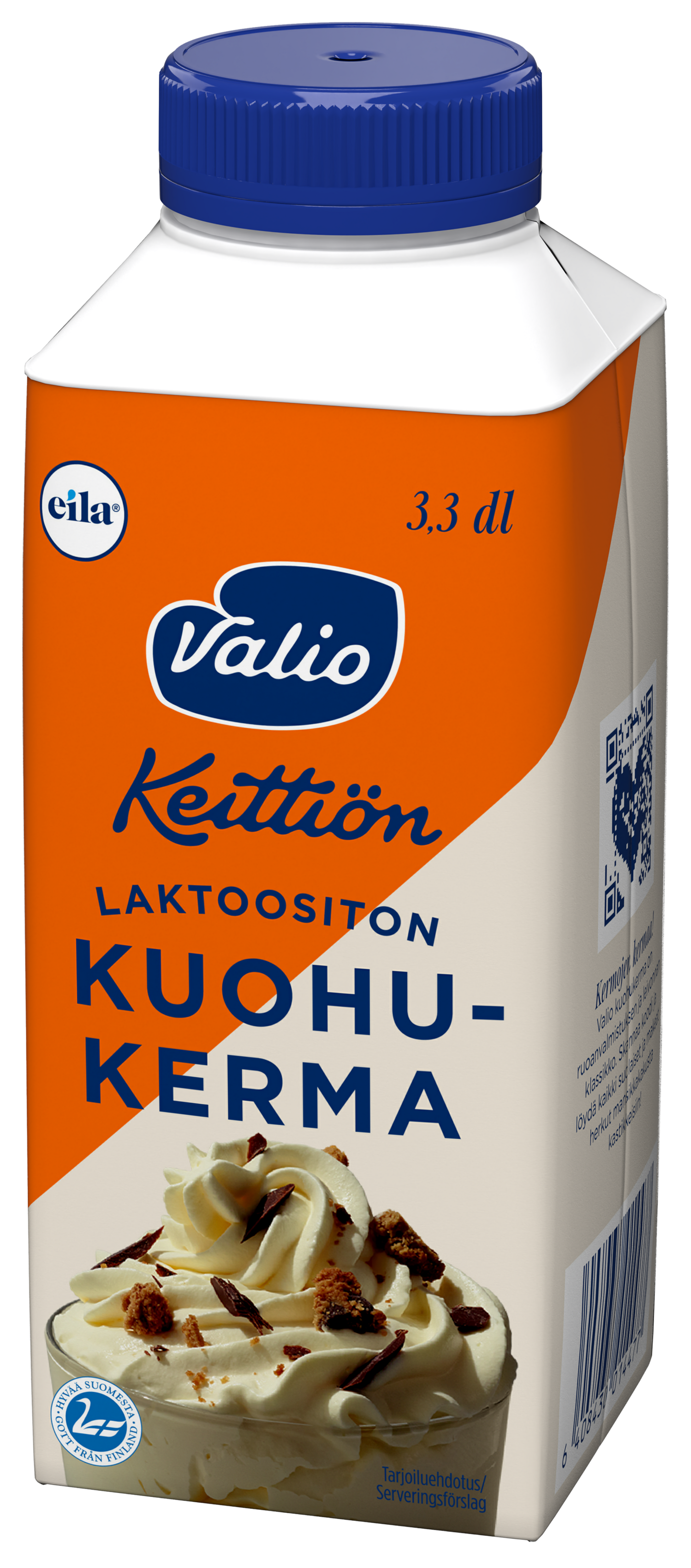 Valio kuohukerma 3,3 dl laktoositon