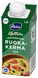 Valio Keittiön Eila ruokakerma 15% 2dl UHT laktoositon