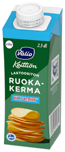 Valio Keittiön ruokakerma 2,5 dl Kippari laktoositon UHT