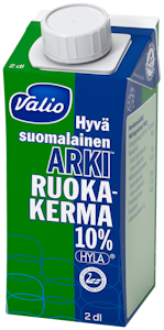 Valio Hyvä suomalainen Arki ruokakerma 10 % 2dl  HYLA UHT