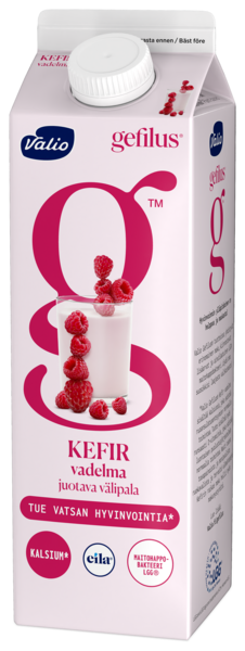 Valio Kefir LGG 1 kg vadelma laktoositon