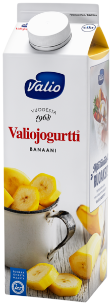 Valiojogurtti 1kg banaani laktoositon