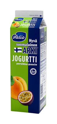 Valio Hyvä suomalainen Arki™ jogurtti 1 kg persikka-passion