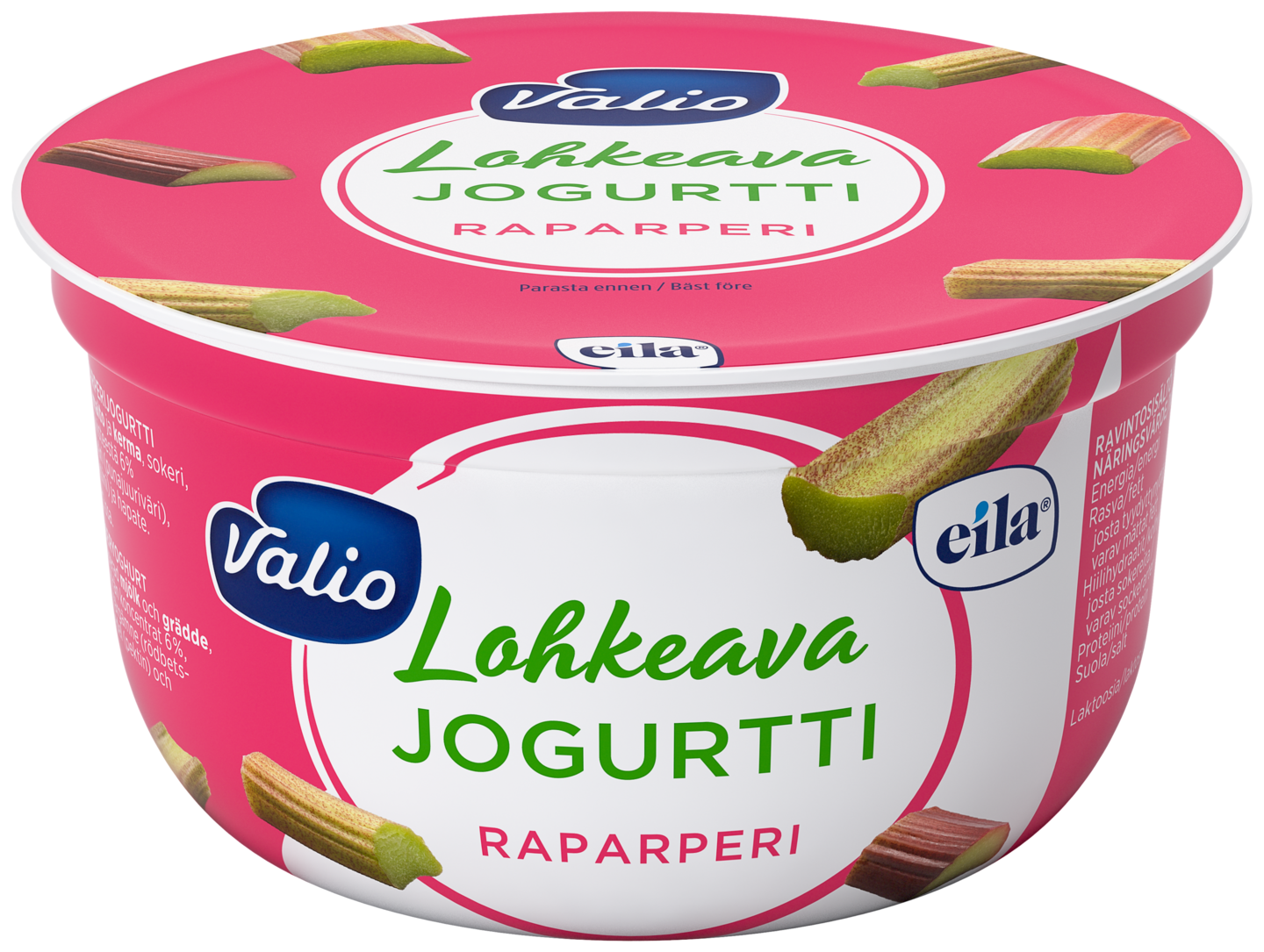 Valio lohkeava jogurtti 150g raparperi laktoositon | K-Ruoka Verkkokauppa