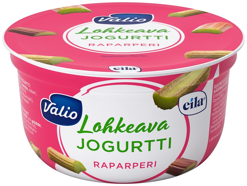 Valio lohkeava jogurtti 150g raparperi laktoositon | K-Ruoka Verkkokauppa