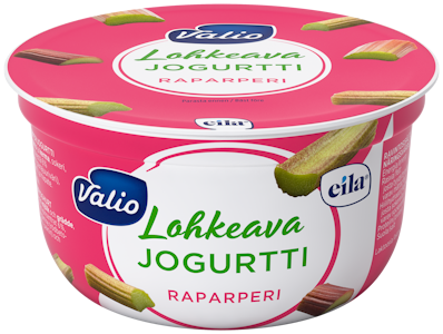 Valio lohkeava jogurtti 150g raparperi laktoositon