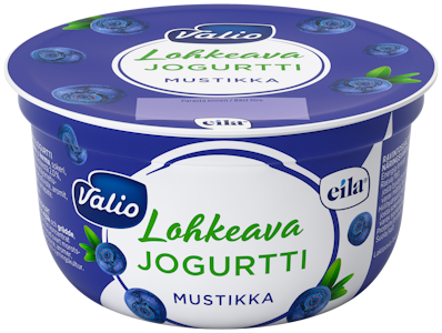 Valio lohkeava jogurtti 150g mustikka laktoositon