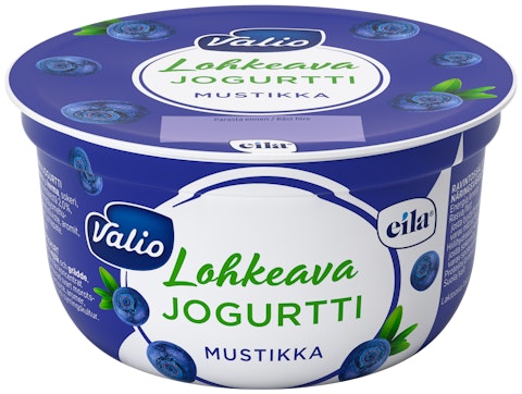 Valio lohkeava jogurtti 150g mustikka laktoositon