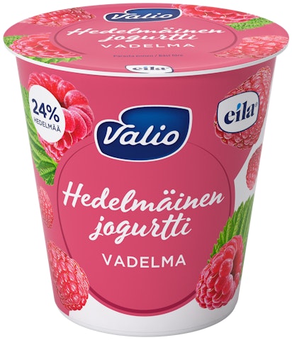 Valio hedelmäinen jogurtti 150 g vadelma laktoositon