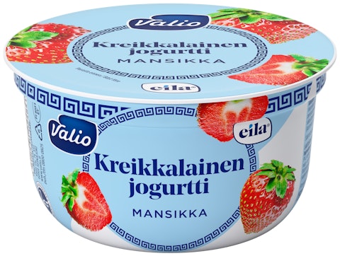 Valio kreikkalainen jogurtti 150 g mansikka laktoositon