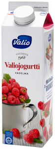 Valiojogurtti 1kg vadelma laktoositon